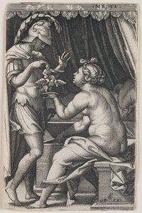 Médée et Jason - Georg Pencz