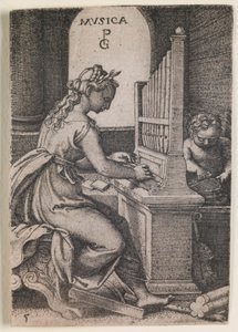 Musica (de la série Les Arts Libéraux) - Georg Pencz