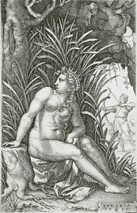 Procris tuée par Céphale - Georg Pencz