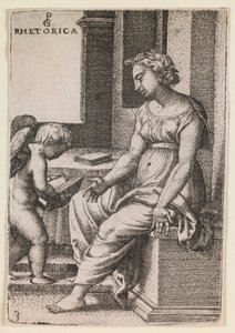 Rhetorica, de la série « Les Arts Libéraux » - Georg Pencz