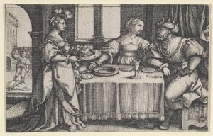 Salomé avec la Tête de Jean-Baptiste - Georg Pencz