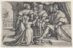 Le Jugement de Salomon - Georg Pencz