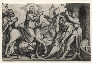 La vie de Jésus-Christ : Christ entrant à Jérusalem - Georg Pencz