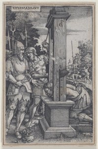 Titus Manlius, des Héros romains - Georg Pencz