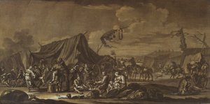 Campement militaire, 1694 - Georg Philipp I Rugendas