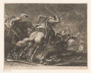 Combat de cavaliers - Georg Philipp Rugendas (I)