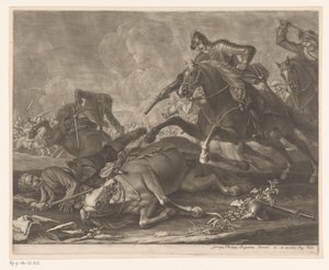 Combat de cavaliers - Georg Philipp Rugendas (I)