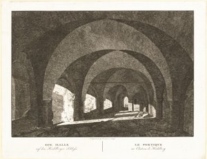 Die Halle auf dem Heidelberger Schlosse - Georg Primavesi, after Peter Speeth