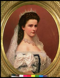 Impératrice Élisabeth de Bavière (1837-98) en costume hongrois, 1867 - Georg Raab