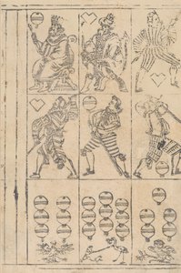 Feuille de cartes à jouer, 16ème siècle - Georg Schachomair