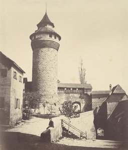 La tour ronde et la forteresse de Nuremberg (The Round Tower and Fortress in Nuremberg),c. 1852 (photo)