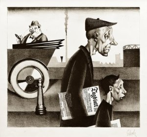 Livreur de journaux (Le travail déshonore)