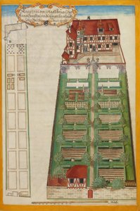 La résidence de Nuremberg et le jardin de Magdalene Pairin - Georg Strauch