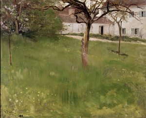 Un jardin à Grez, 1884