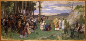 Ansgar prêchant le christianisme