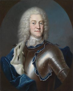 Portrait de Christian Ludwig II, 1683-1756 Duc de Mecklembourg, 1731-1732