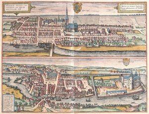 Husum, Allemagne, illustration de Civitates Orbis Terrarum - Georg Braun und Franz Hogenberg