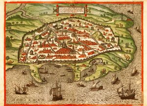 Alexandrie, Égypte - Georg and Hogenberg Franz (1535 90) Braun