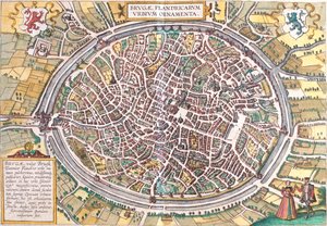 Bruges, Belgique - Georg and Hogenberg Franz (1535 90) Braun