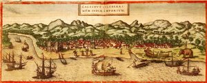 Calicut - Georg and Hogenberg Franz (1535 90) Braun