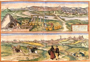 Conil de la Frontera, Jerez de la Frontera, Espagne - Georg and Hogenberg Franz (1535 90) Braun