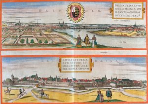 Dresde, Leipzig, Allemagne - Georg and Hogenberg Franz (1535 90) Braun