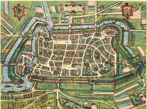 Édimbourg, Écosse - Georg and Hogenberg Franz (1535 90) Braun