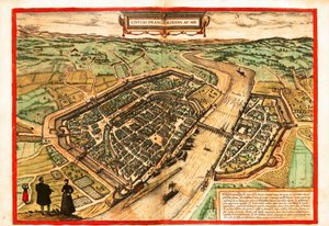 Francfort-sur-le-Main - Georg and Hogenberg Franz (1535 90) Braun