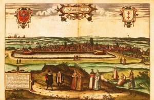 Gdansk, Pologne - Georg and Hogenberg Franz (1535 90) Braun