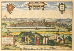 Gdansk du Civitates Orbis Terrarum par Georg Braun - Georg Braun and Hogenberg Franz