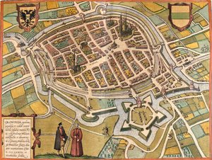 Groningen, Pays-Bas - Georg and Hogenberg Franz (1535 90) Braun