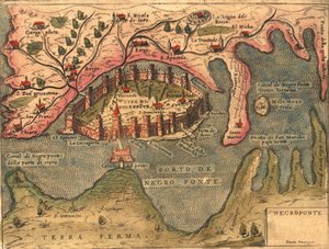 Islande, Khalkis, Dalmatie - Georg and Hogenberg Franz (1535 90) Braun