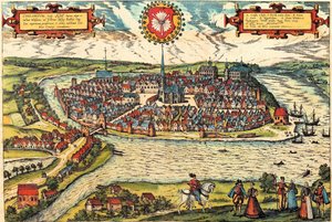 Kiel, Allemagne - Georg and Hogenberg Franz (1535 90) Braun