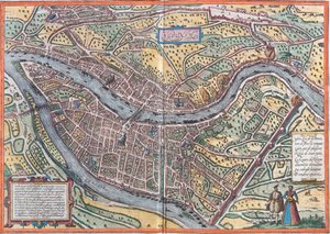 Lyon, France - Georg and Hogenberg Franz (1535 90) Braun