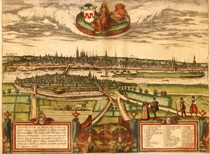 Maastricht, Pays-Bas, Hollande - Georg and Hogenberg Franz (1535 90) Braun