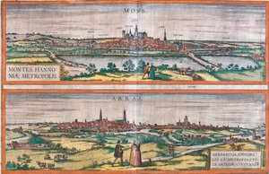 Mons, Arras, Belgique - Georg and Hogenberg Franz (1535 90) Braun