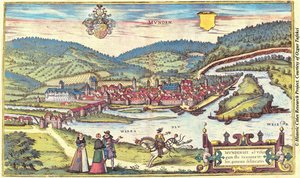 Munt, Munden, Suisse - Georg and Hogenberg Franz (1535 90) Braun