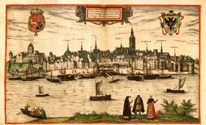 Nijmegen, Pays-Bas - Georg and Hogenberg Franz (1535 90) Braun