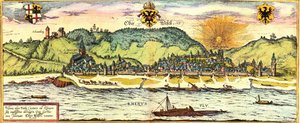 Oberwesel, Allemagne - Georg and Hogenberg Franz (1535 90) Braun