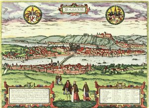 Passau, Allemagne - Georg and Hogenberg Franz (1535 90) Braun