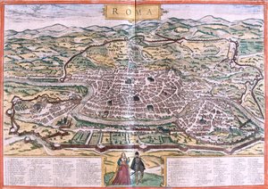 Rome, Italie - Georg and Hogenberg Franz (1535 90) Braun