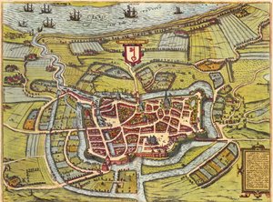 Stade, Hambourg, Allemagne - Georg and Hogenberg Franz (1535 90) Braun