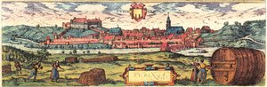 Tubingen - Georg and Hogenberg Franz (1535 90) Braun