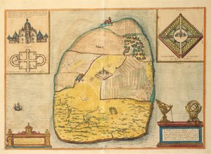 Uranienborg de Civitates Orbis Terrarum - Georg Braun and Hogenberg Franz