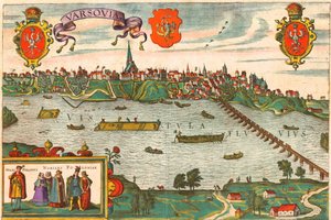 Varsovie, Pologne - Georg and Hogenberg Franz (1535 90) Braun