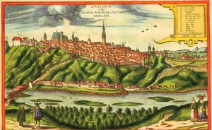 Znojmo, République tchèque - Georg and Hogenberg Franz (1535 90) Braun