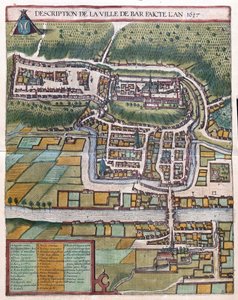 Bar le Duc, France (gravure) - Georg Braun and Hogenberg Franz
