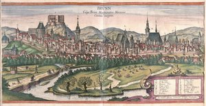 Brno, République tchèque (gravure)