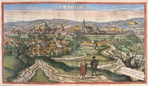 Kosice (Cassovia), Slovaquie (gravure)