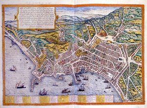 Naples, atlas de Braun & Hogenberg